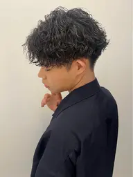 🤍人気No.3🪄🤍似合わせメンズデザインパーマ➕カット【縦落ちパーマ/スパイラルパーマ/ニュアンスパーマ/メンズ】