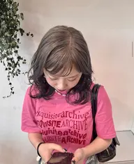 【グレージュカラー🩶🎀】ブリーチ+ワンカラー🤍