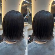 【ボブカット✂︎➕ワンカラー🫧➕ 1stepトリートメント🚿】 柔らか♡透明感カラー✨️