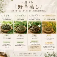 選べる野草蒸し40分🌿‬(よもぎ/クマザサ/ドクダミ/セイタカアワダチソウ)
