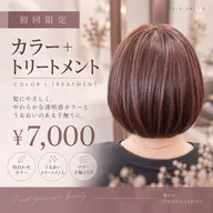 【初回限定】上品カラー+トリートメント
