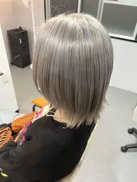 コスパよし💛ブリーチ料金込み🤩ダブルカラー＋前処理トリートメント¥7900