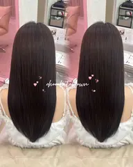🎀【伸ばし中も可愛く♡】毛先まとまる♪メンテナンスカット＋うる艶カラー＋トリートメント