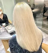 【⚡️リタッチ幅が気になる方へ!⚡️】ブリーチリタッチ🧊+ワンカラー🖤
