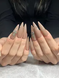【オフなし】🤍チップスカルプ長さ出し/ワンカラーorラメグラデーション🦋
