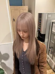 【✨根本が伸びて気になる方✨】リタッチケアブリーチカラー+最高峰ダメージ補修トリートメント付き