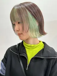 🌻 🏝️【人気NO.1☆✨インナーブリーチ＋全体カラー＋トリートメント】🌈✨