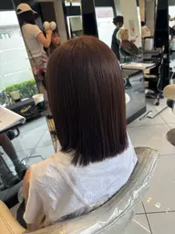 🩵【ブリーチなし】ワンカラー＋4stepトリートメント