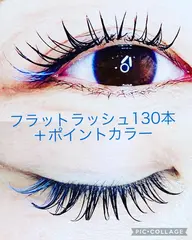 フラットラッシュ100本＋デザインカラー（ポイント）30本
