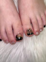 👠フットネイル シンプルアート👠