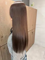 〔3名限定クーポン〕プレミアム艶カラー✨＋3Stepトリートメント🧴