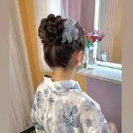 【ご新規様限定】お出掛けヘアセット💐ﾘﾎﾞﾝﾌﾟﾚｾﾞﾝﾄ付き