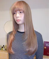 【ナチュラルなハイトーンに✶⋆.˚】ブリーチ+ワンカラー🐏🧁