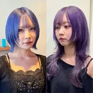 🐺人気No.1🎨ウルフカット+ブリーチ+カラー