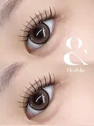 【🩶ミニモ限定🩶】《最新》Healthy（アンドヘルシー） フラットラッシュ 100本✕まつげパーマ