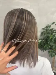 🌼【大人気ハイライトカラー】🌼➕似合わせカット＋🪞N.髪質改善トリートメント+スタイリング🎀
