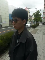 襟足ありスタイル