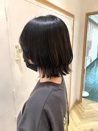 【🌱人気メニュー🌱】艶カラー+ダメージ補修tr付き¥5500❤️🌙【土日祝+500】