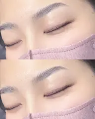 眉毛ワックス(間引き、カット込み)♡