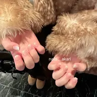 🫧ちゅるんフレンチネイル(ベースカラー込み)​〜​王道シンプル／上品ネイル​〜​🕊️🤍