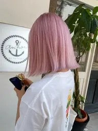 ブリーチ込みダブルカラー+うる艶トリートメント ¥18000