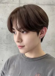 minimo限定メンズヘアカラー🍀脱黒髪で垢抜け、清潔感のあるスタイルに💡全体カラーとカット✂︎