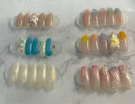 夏🌞🌴🌺✨定額デザインネイル6500円(オフ込※デコネイル、チップオフは➕1000円)