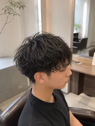 メンズカット+パーマ➕ハホニコTR🔥(ピンパーマ/仏陀パーマ/ツイストパーマ)