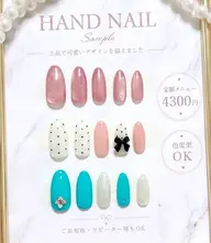 8月限定!ハンドネイルシンプルアートの定額メニュー💅オフ&ケア込み🤍色変更OK!