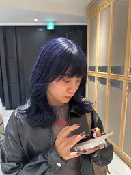 🦋寒色🦋ブリーチ➕カラー➕マイクロバブルシャンプー➕トリートメント