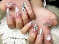 【長さだし】10本アートし放題🎀パーツ2個までおk(オフ込)チップ10本長さだし💎韓国ネイルにもおすすめ🌷