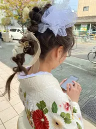 卒業おめでとう✌ヘアセット🎓✨🌸