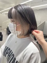 ダブルカラー(ブリーチあり🙆🏻♀️) インナーカラー+ツヤツヤトリートメント
