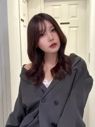 【当日予約◎】ブリーチ無しダブルカラー ➕ 髪質改善➕トリートメント ⸜💛⸝#韓国 #艶髪