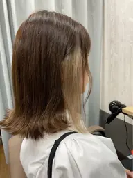 【さりげないおしゃれ】カット＋カラー＋インナーカラー＋3Stepトリートメント（ブリーチあり） /16900→11900