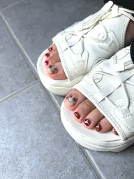 🐆親指art +one color【オフなし】 +フットバス🧼