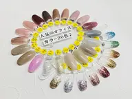 【ソフトジェルオフなし】人気20色から◎ワンカラーラメグラ 平日¥4500 土日祝¥5000