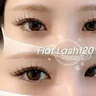 【ご新規様限定💥¥5000】オフ込みフラットラッシュ両目100〜120本♡̴⟡.˚
