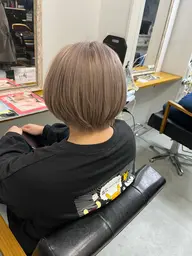 【新規】ダブルカラー(ブリーチ1回+ワンカラー)¥12900夏の透明感