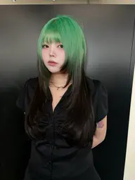 ✞ケアブリーチ1回+デザインカラー+ Dr.EMULSIONトリートメント