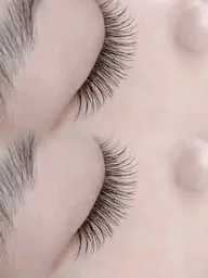 BABY CURL /BABY ストレート フラットラッシュつけ放題200本まで +美容液