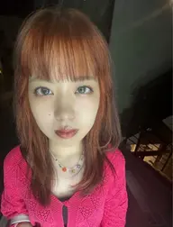 デザインカラー🖤🧡　（ブリーチあり）