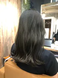 🌷カラーモデル🌷❕【平日20時以降限定】❕💙寒色系ワンカラー➕トリートメント🌀💙🧊
