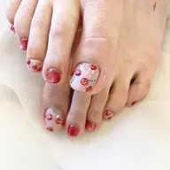 フットネイルやり放題♡パーツもつけ放題!