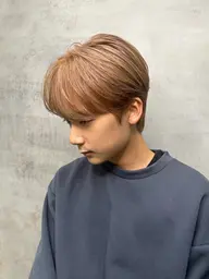 メンズ カット➕ダブルカラー (ブリーチ無し) (シャンプー&スタイリング込)