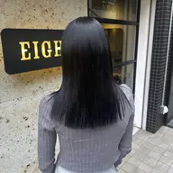 【サラツヤ縮毛矯正🫧】縮毛矯正(リタッチ)➕カット➕2stepトリートメント