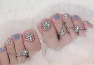 🎀foot 90つけ放題5580(シンプル持ち込みデザイン)(ア—ト4本)トレーニングメニュー、7日以内直し無料)