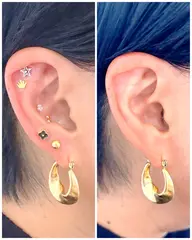 💎耳ツボジュエリー💎6粒