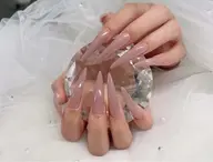 🔥10%OFF🔥　【10本長さ出し】ワンカラorラメ💅
