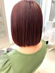暖色🍂艶髪カラー+カット+バイカルテトリートメント
